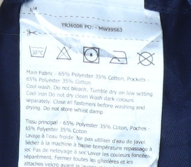 Regatta Men's Blue Cargo Trousers, Size L, Workwear