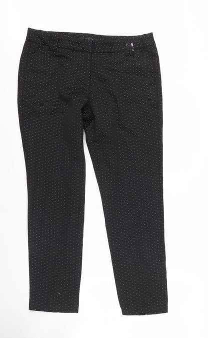 Womens UK Size 12 NEXT   Black Trousers