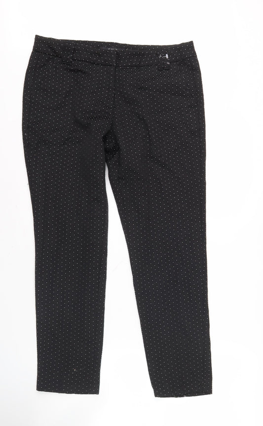 Womens UK Size 12 NEXT   Black Trousers