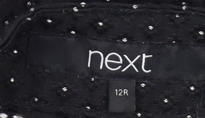 Womens UK Size 12 NEXT   Black Trousers