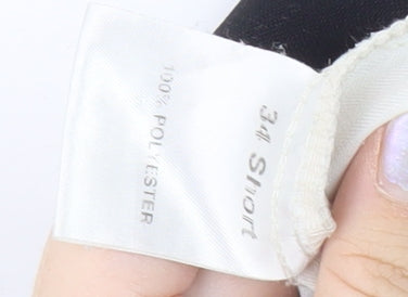 Moss Men's Black Dress Pants 34 Short Formal