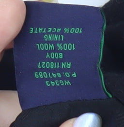 Boden Women's Black Wool Pencil Skirt Size 18