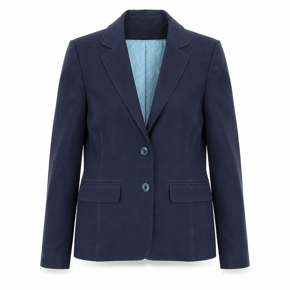 Womens UK Size 14 Long Tall Sally Tall Blue Blazer