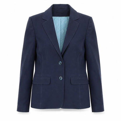 Womens UK Size 14 Long Tall Sally Tall Blue Blazer