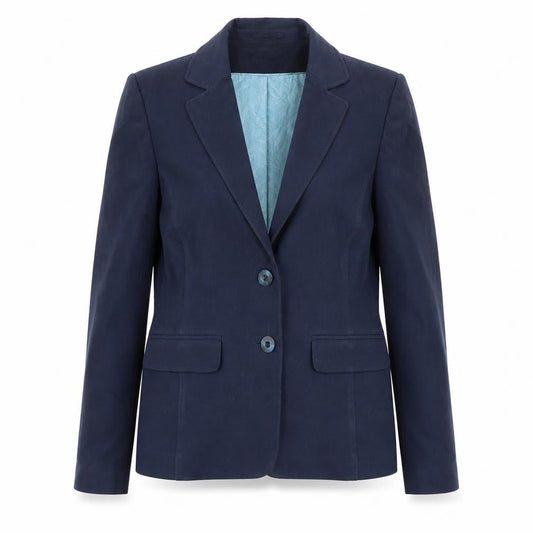 Womens UK Size 14 Long Tall Sally Tall Blue Blazer