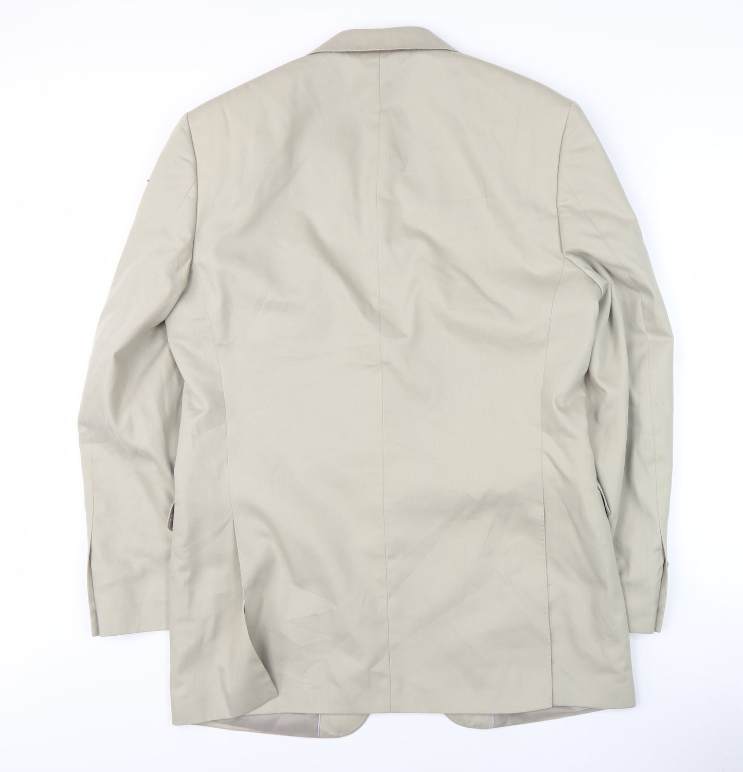 Mens UK Size 40 Marks and Spencer Regular Beige Suit Jacket