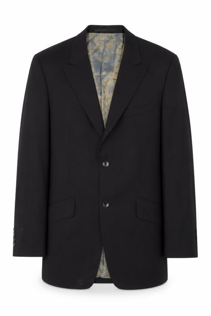 Mens UK Size 38 Remus Uomo Regular Black Suit Jacket