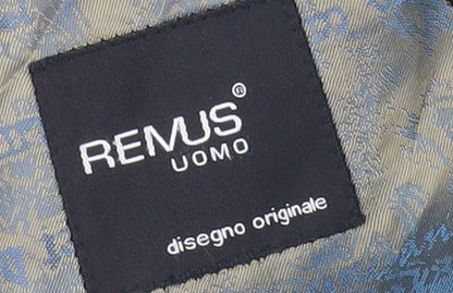 Mens UK Size 38 Remus Uomo Regular Black Suit Jacket