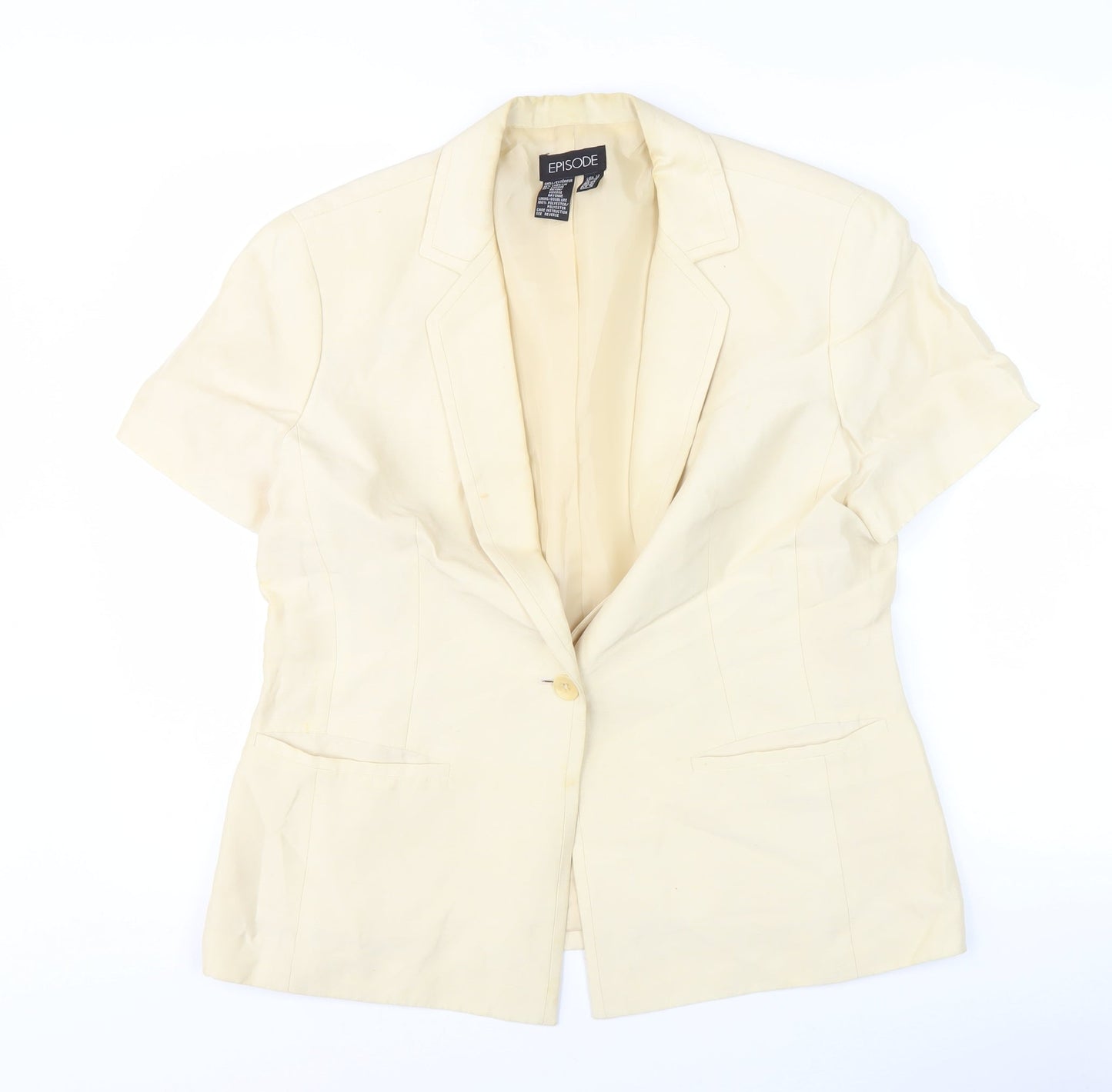 Womens UK Size 14 Episode Regular Beige Blazer