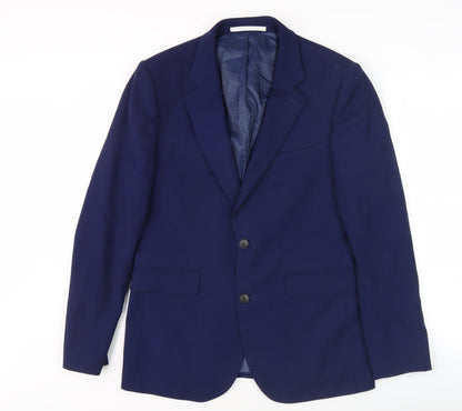 Mens UK Size 38 Burton Regular Blue Suit Jacket