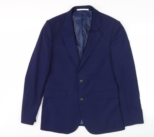 Mens UK Size 38 Burton Regular Blue Suit Jacket