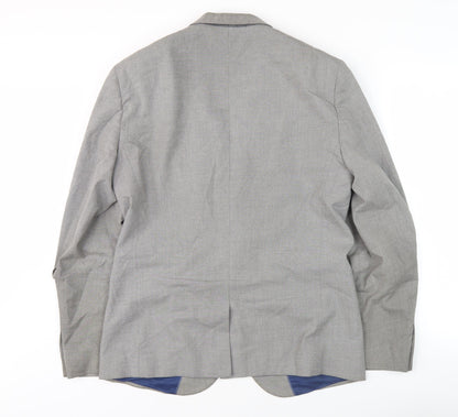 River Island Men's Grey Blazer Jacket, Size M