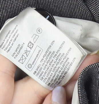 H&M Women's Grey Blazer, Size 10, Regular Fit