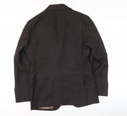 Sarto Men's Brown Wool Suit Jacket M Single-Breasted