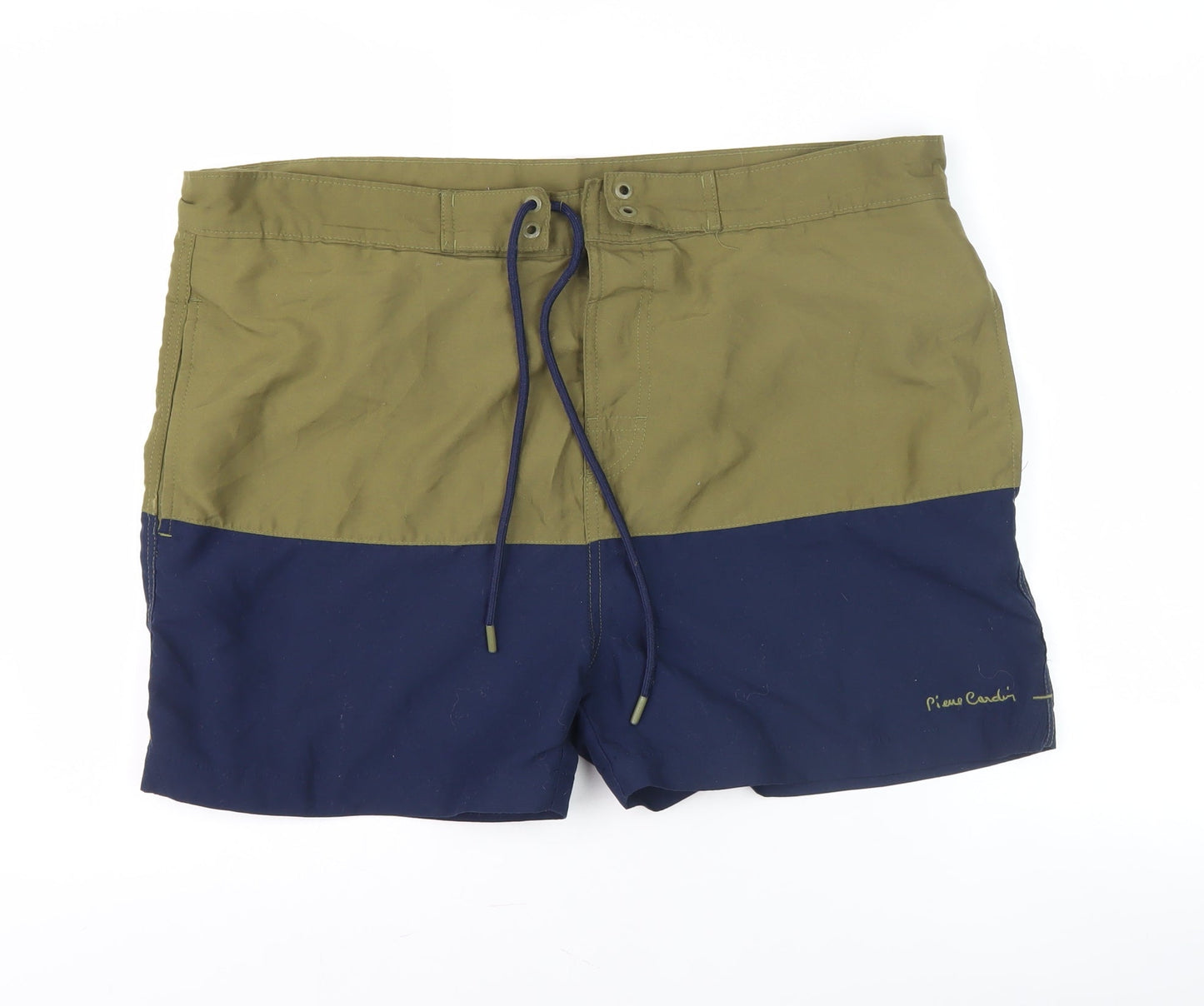 Pierre Cardin Men's XL Green Colourblock Board Shorts
