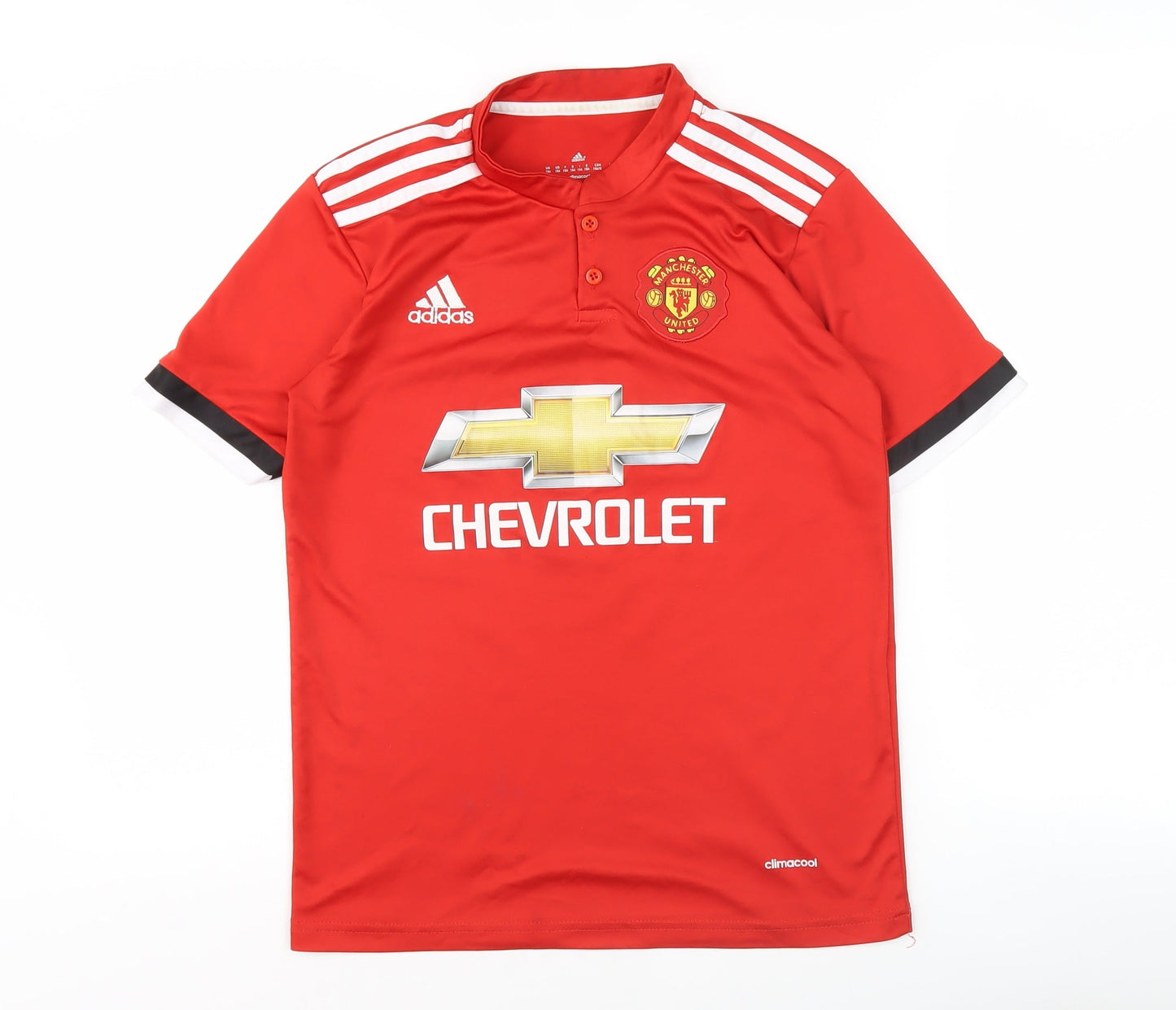 Adidas Boys Red Football Jersey Size 164