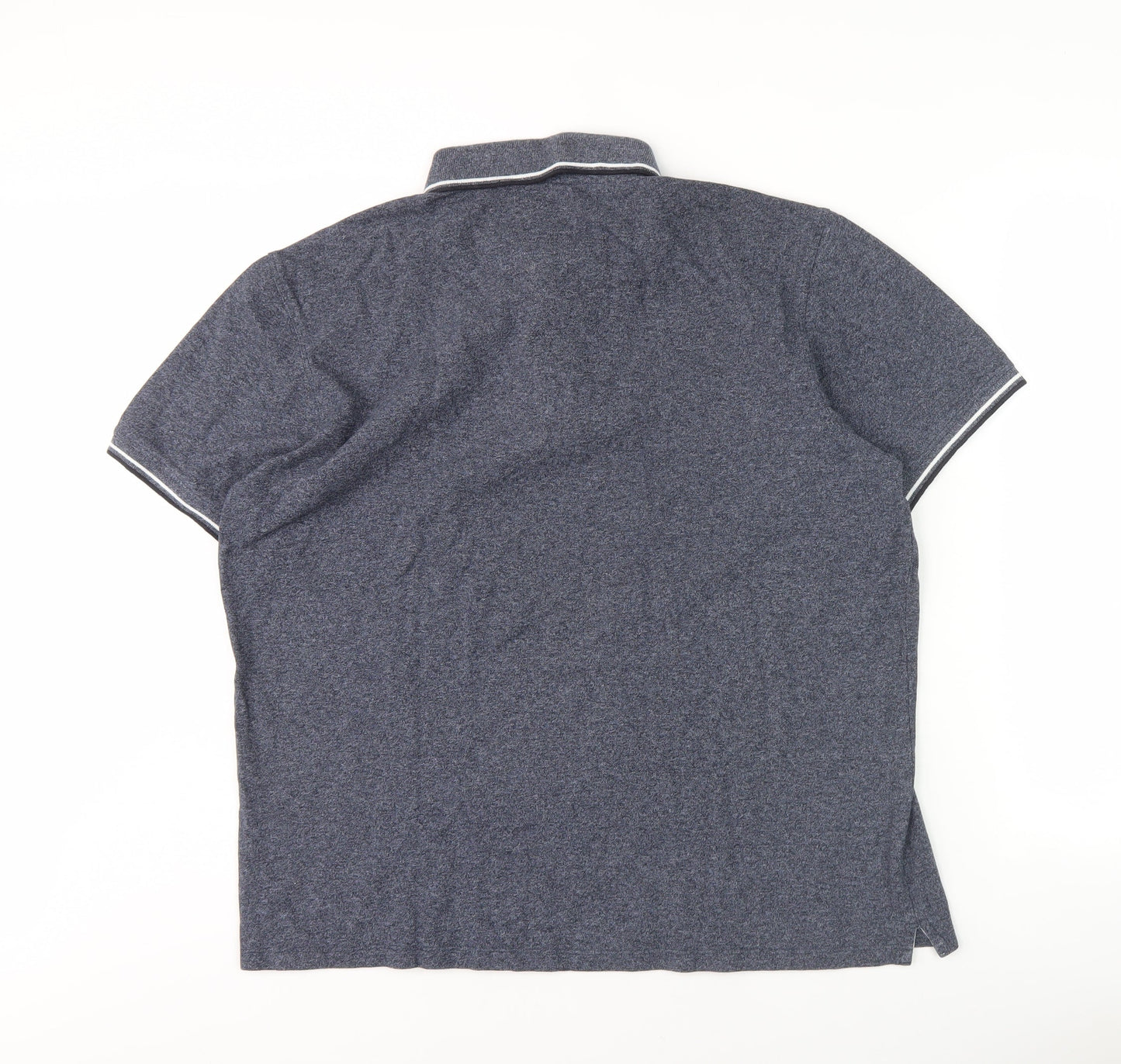 Octave Men's Blue Polo Shirt 2XL Cotton Blend