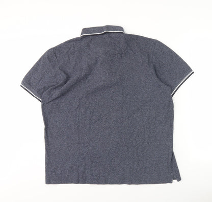 Octave Men's Blue Polo Shirt 2XL Cotton Blend