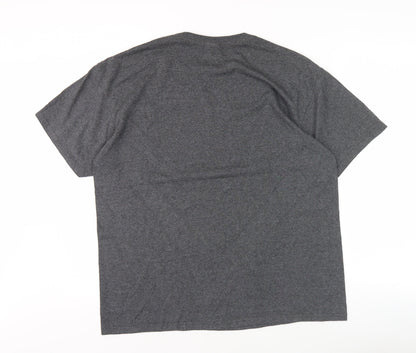 Mens UK Size L Delta Pro Weight Grey  T-Shirt