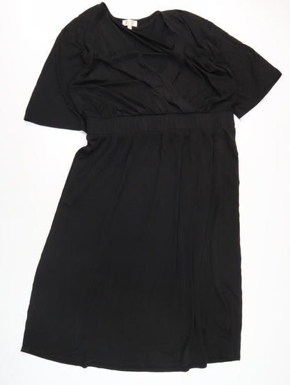 Feather & Bone Women's Black XL Dress