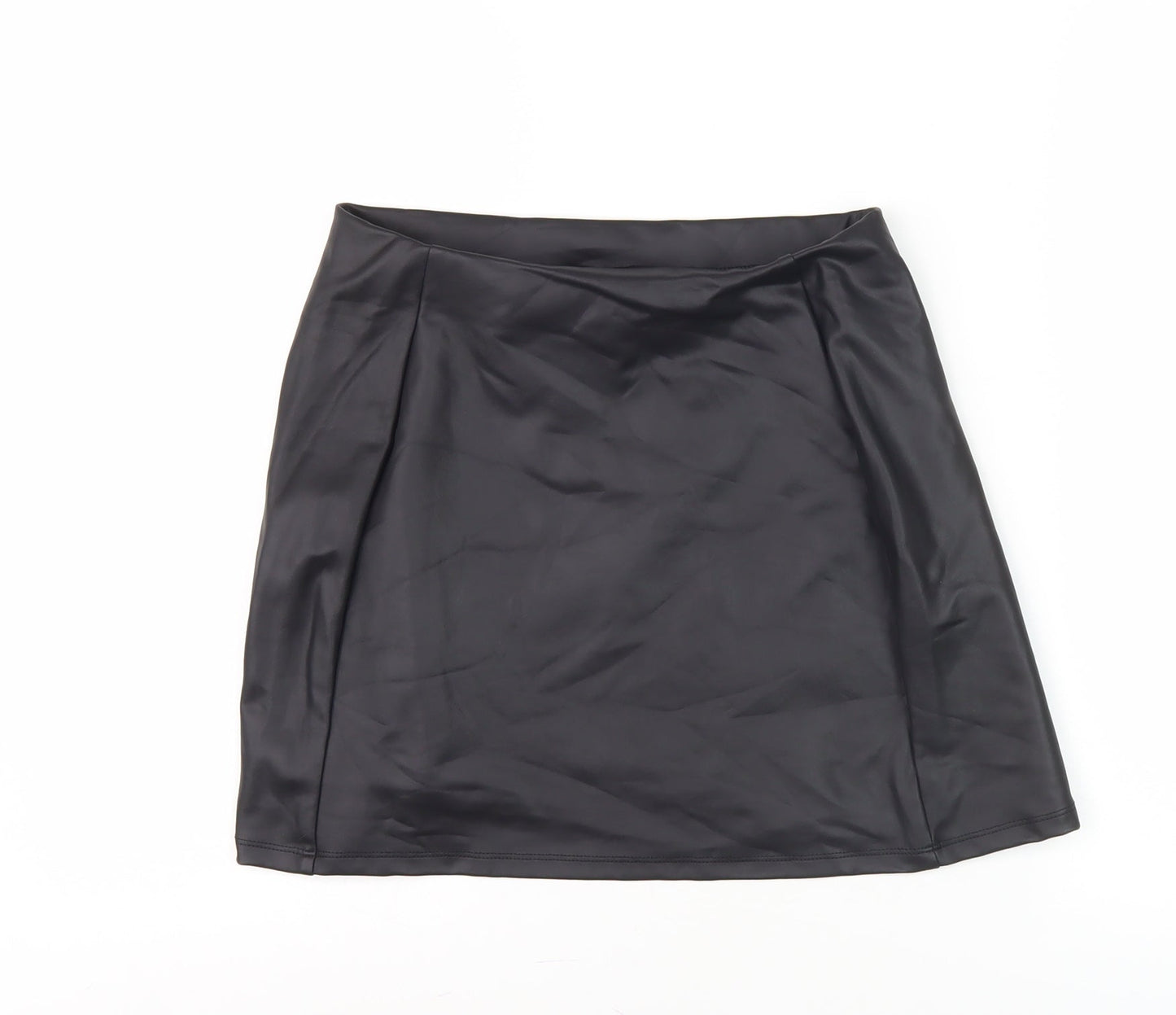 H&M Women's Black Skirt S - Machine Washable, Elegant