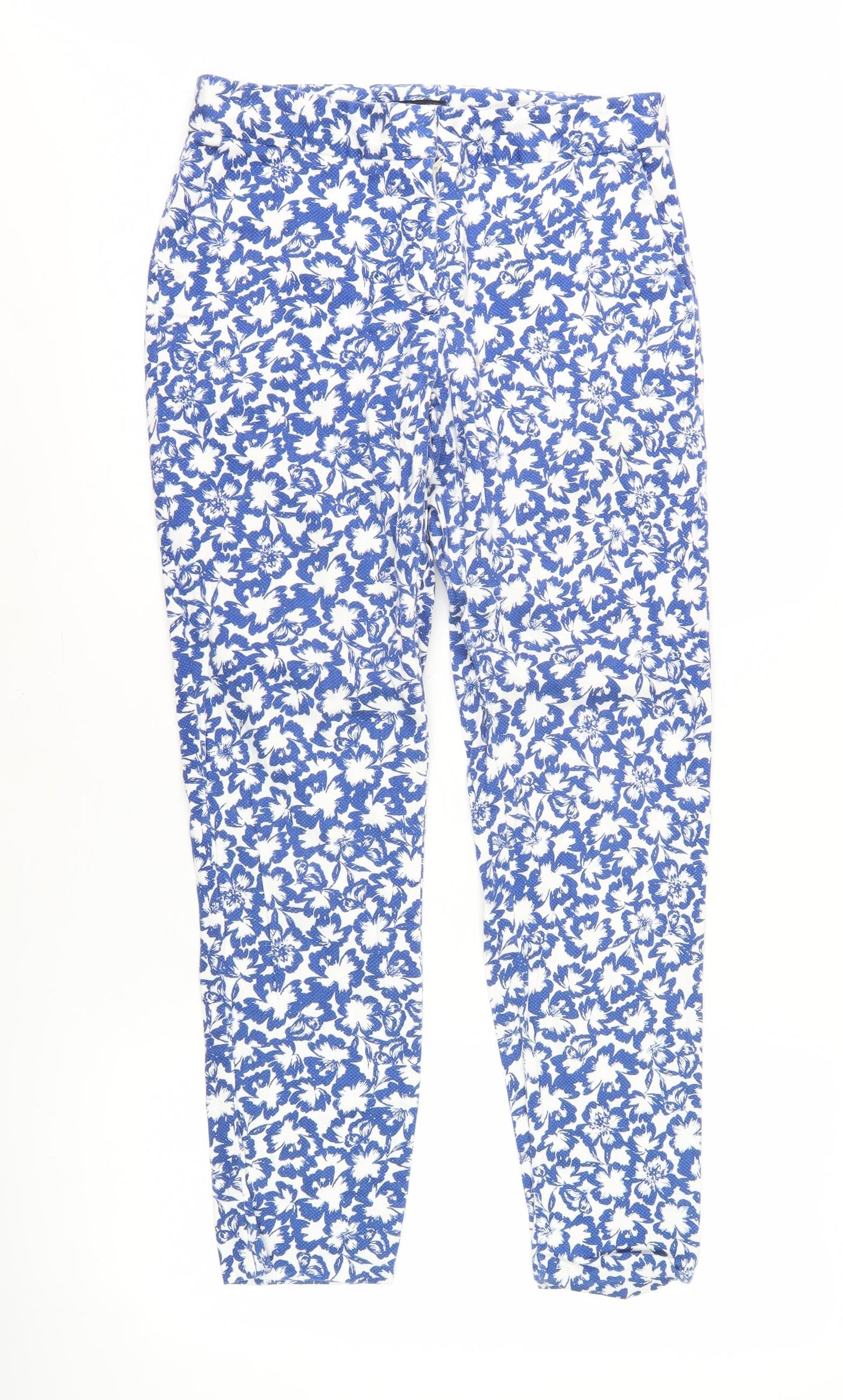 Womens UK Size 10 Warehouse  Casual Blue Trousers