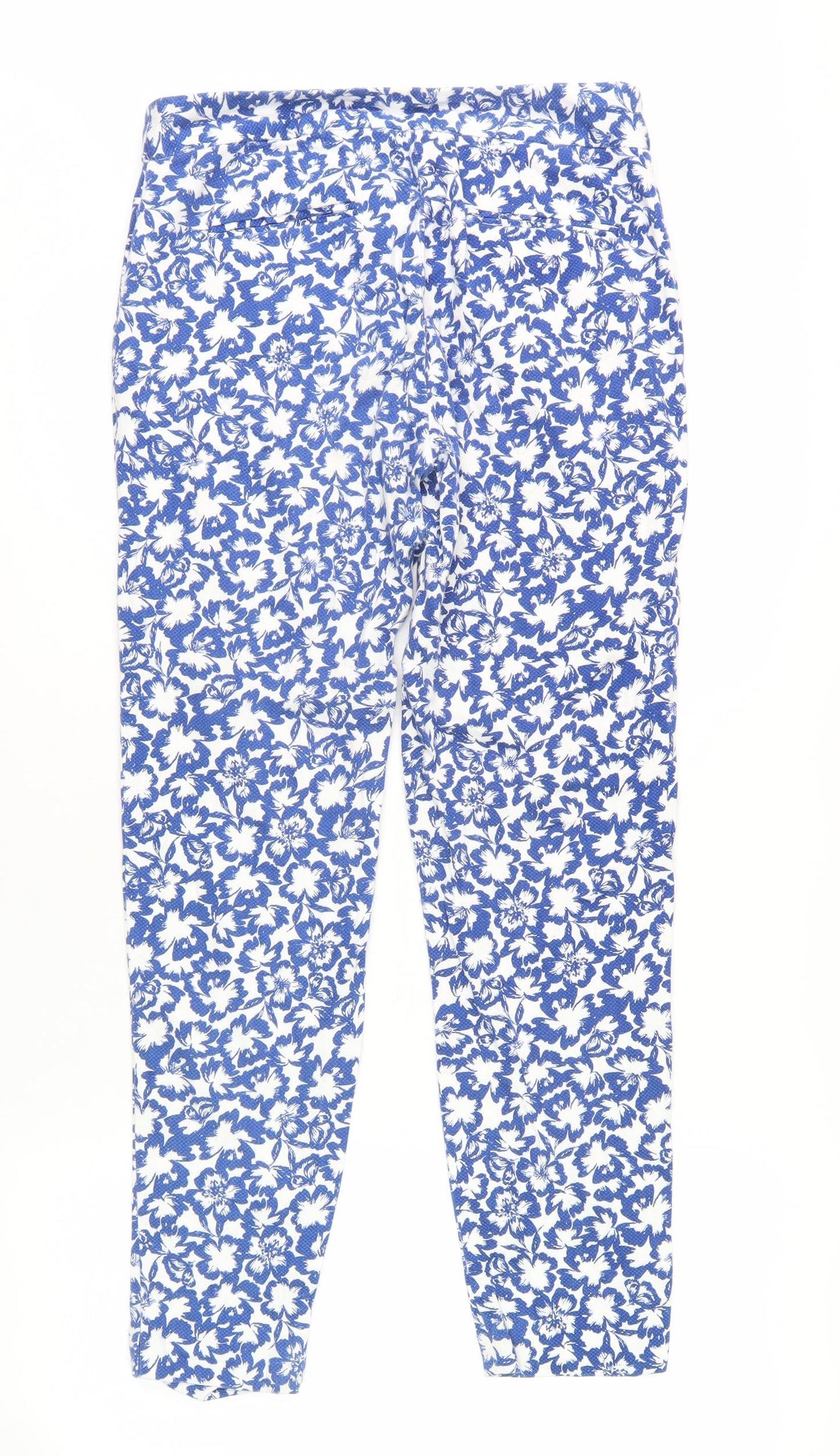 Womens UK Size 10 Warehouse  Casual Blue Trousers