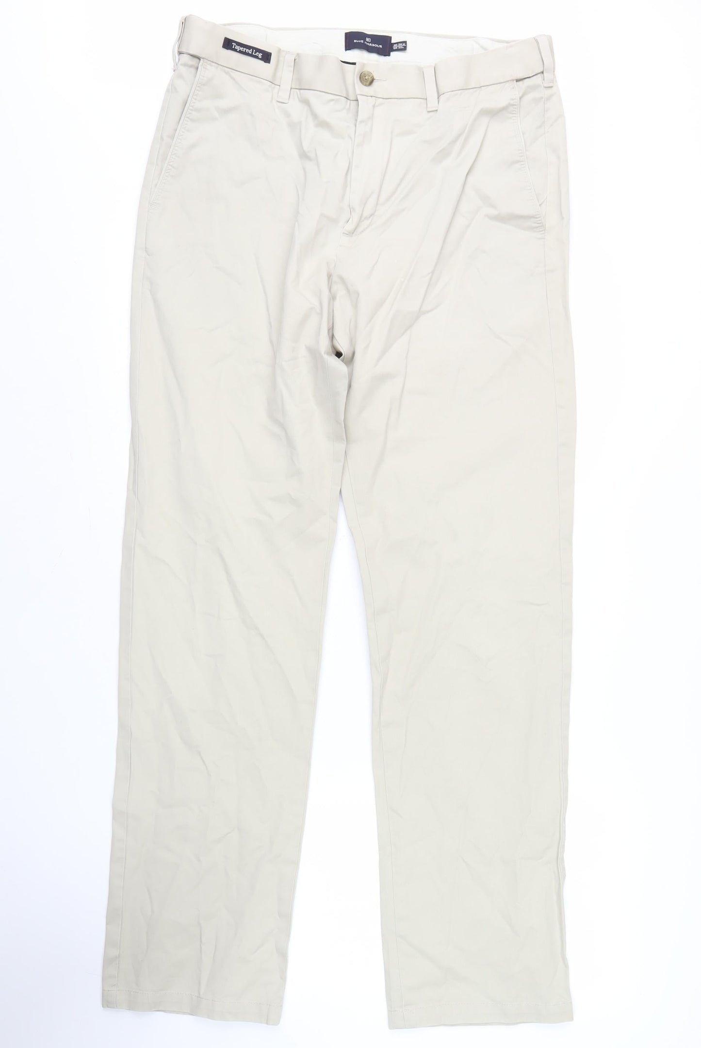 Marks and Spencer Men's Beige Chino Trousers L