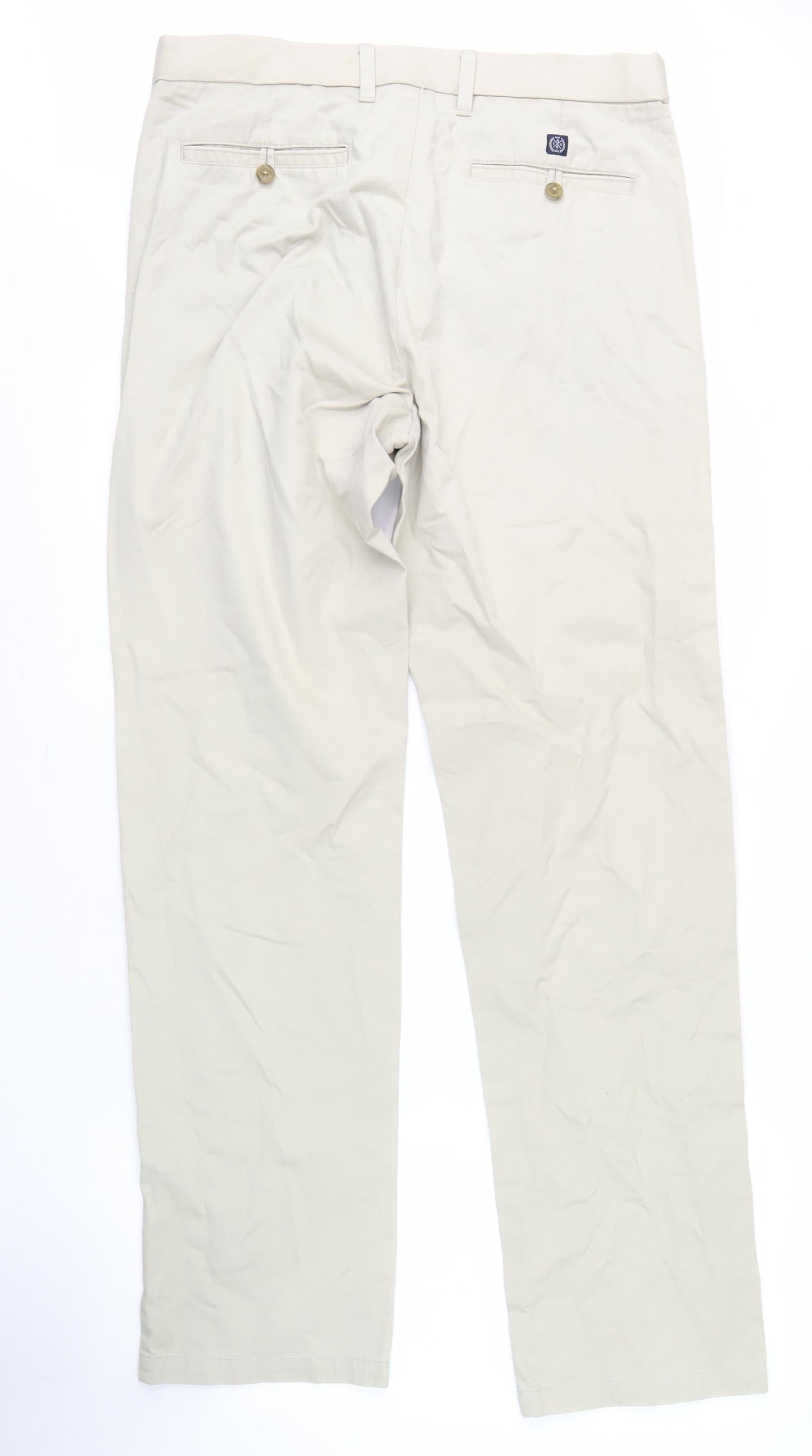 Marks and Spencer Men's Beige Chino Trousers L
