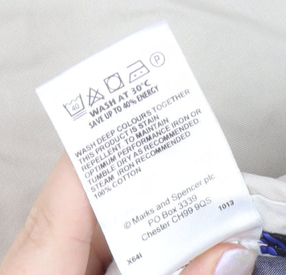 Marks and Spencer Men's Beige Chino Trousers L