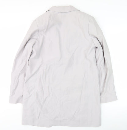 H&M Women's White XS Blazer Regular Fit