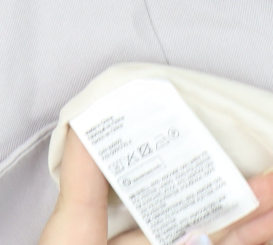 H&M Women's White XS Blazer Regular Fit