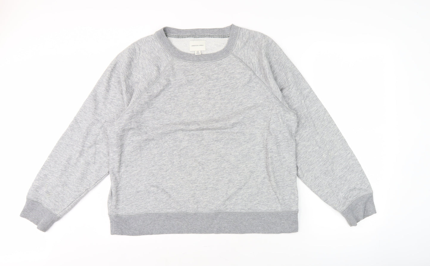 Mens UK Size L American Eagle Grey Pullover Sweatshirt