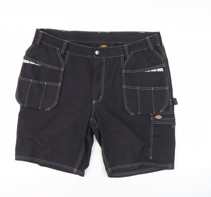 Dickies Mens Black Cargo Shorts L