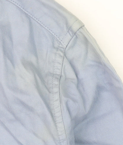 ASOS Men's Blue Button-Up Shirt, Size S