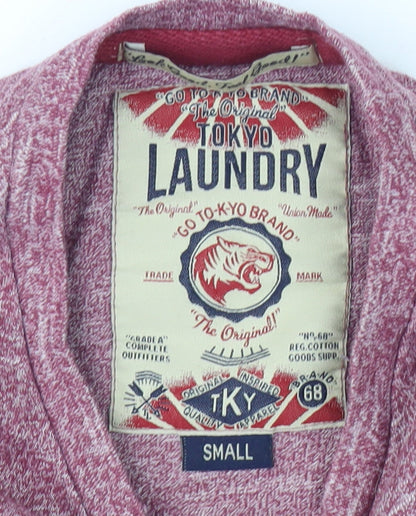 Tokyo Laundry Men's Red Long Sleeve Shirt - S