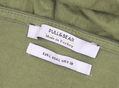 Pull & Bear Women's Green Jumpsuit Size 12 Wide-Leg Sleeveless