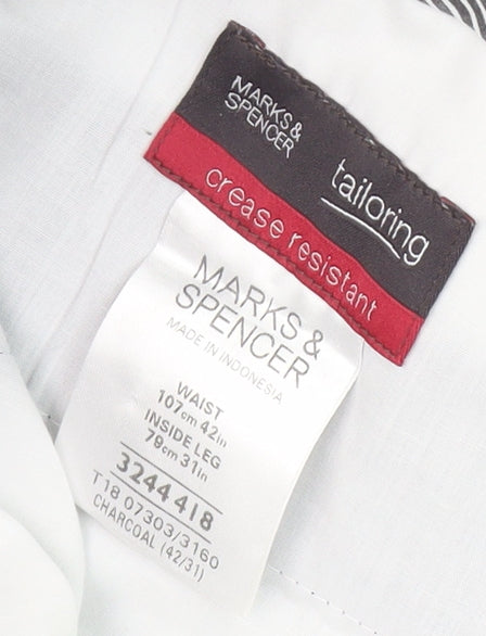 Marks and Spencer Men's Black Dress Pants XL