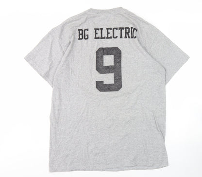 Mens UK Size L Gildan Grey  T-Shirt