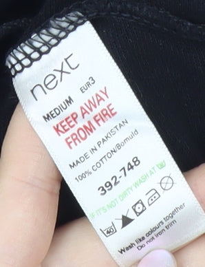 Next Men's Black Polo Shirt Medium Short Sleeve Casual