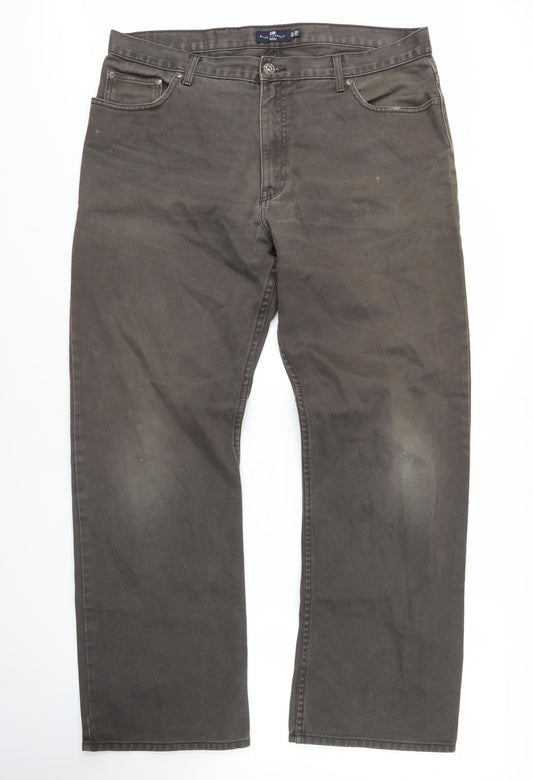 Marks and Spencer Grey Straight Leg Jeans - Size 38