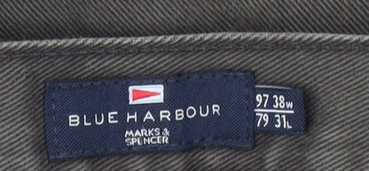 Marks and Spencer Grey Straight Leg Jeans - Size 38