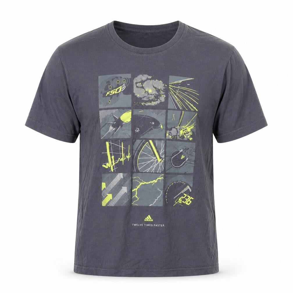 Mens UK Size M adidas Grey  T-Shirt