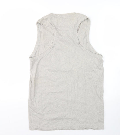 Russell Athletic Men's Grey Sleeveless Top - Medium