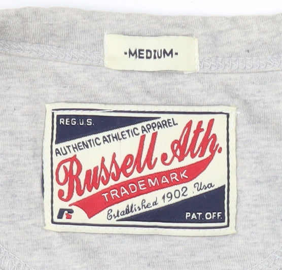 Russell Athletic Men's Grey Sleeveless Top - Medium