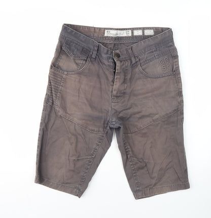 Crosshatch Men's Grey Biker Shorts Size 32
