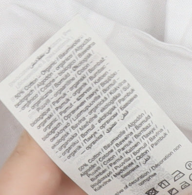 Selected Homme Men's White Regular Fit Shirt, Size 16.5