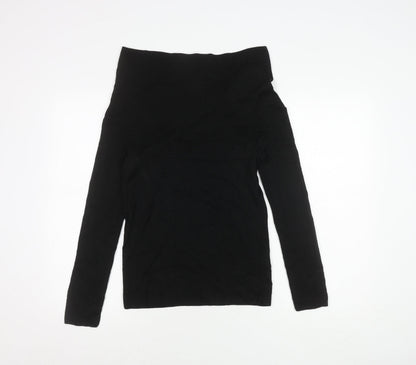 Womens UK Size 10 Marks and Spencer Black  T-Shirt