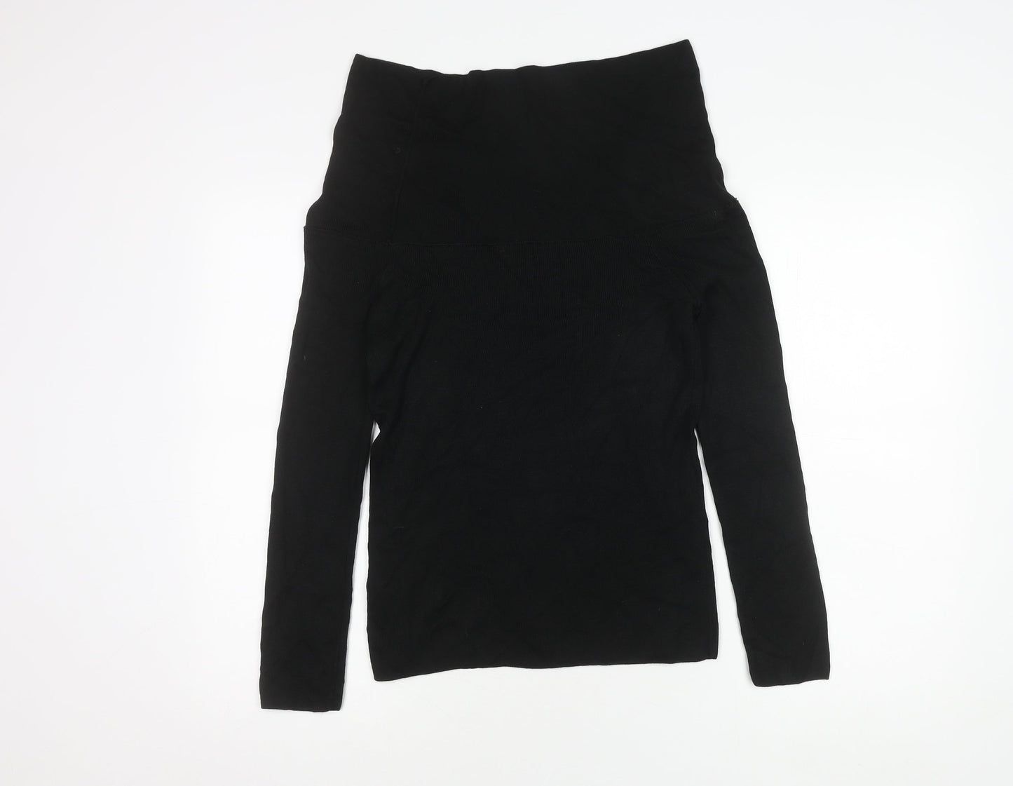 Womens UK Size 10 Marks and Spencer Black  T-Shirt