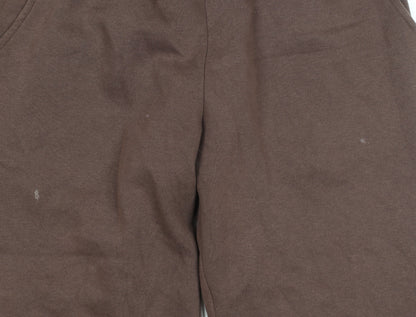 Collusion Women's Brown Jogger Trousers - Size S